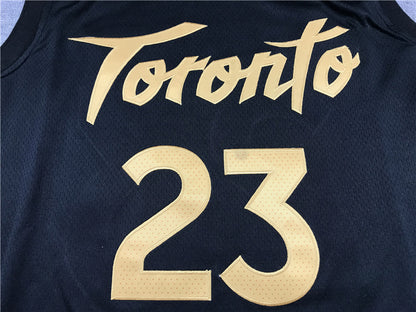Men's Toronto Raptors Fred VanVleet Black 2020/21 Swingman Jersey1 - City Edition