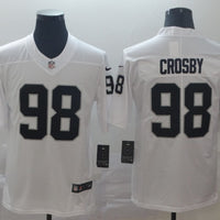 Men's Las Vegas Raiders Maxx Crosby #98 White Game Jersey1