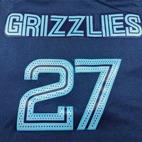 Men's Memphis Grizzlies Cameron Boozer #27 Navy Swingman Jersey - Icon Edition