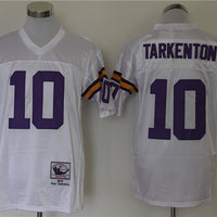 Men's Minnesota Vikings Fran Tarkenton Mitchell & Ness White Legacy Replica Jersey1