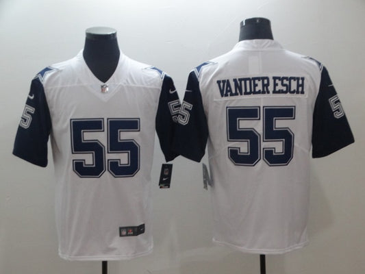 Men's Dallas Cowboys Leighton Vander Esch #55 White Game Jersey1