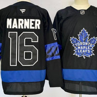 Men's Toronto Maple Leafs Mitchell Marner #16 Fanatics Black Player Jersey