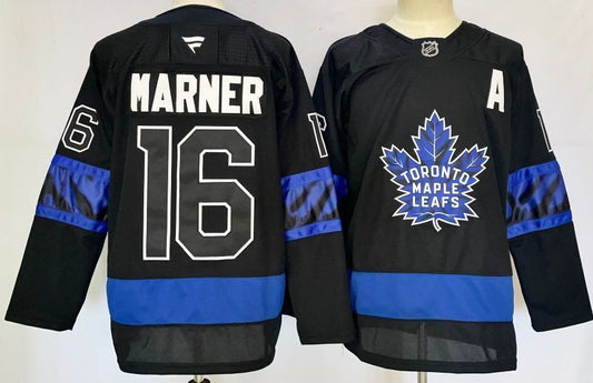 Men's Toronto Maple Leafs Mitchell Marner #16 Fanatics Black Player Jersey