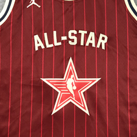 Men's Dallas Mavericks Luka Doncic #77 Red 2024 NBA All-Star Game Swingman Jersey1
