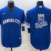 Men's Kansas City Royals Blue Alternate Replica Team Jersey1