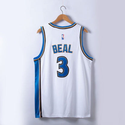 Men's Washington Wizards Bradley Beal White Swingman Player Jersey1