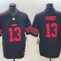 Men's San Francisco 49ers Brock Purdy #13 Black Game Jersey1