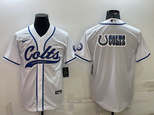 Men's Indianapolis Colts White Game Jersey1