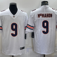 Men's Chicago Bears Jim McMahon #9 White Game Jersey1