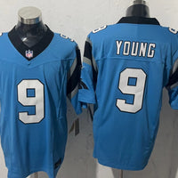 Men's Carolina Panthers Bryce Young #9 Blue Alternate Game Jersey