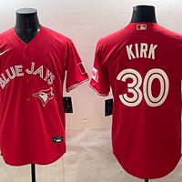 Men's Toronto Blue Jays Alejandro Kirk #30 Red Replica Player Jersey