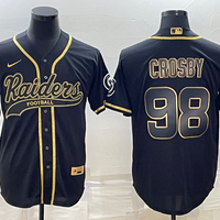 Men's Las Vegas Raiders Maxx Crosby #98 Black Player Jersey1 Joint Edition