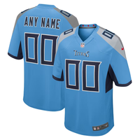 Tennessee Titans Light Blue Alternate Custom Jersey