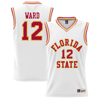 Men's Florida State Seminoles Charlie Ward #12 White Player Game Jersey