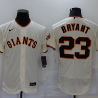 Men's San Francisco Giants Kris Bryant #23 Beige Replica Baseball Jersey1