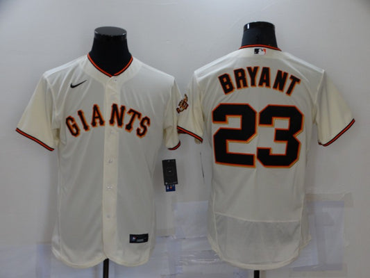 Men's San Francisco Giants Kris Bryant #23 Beige Replica Baseball Jersey1