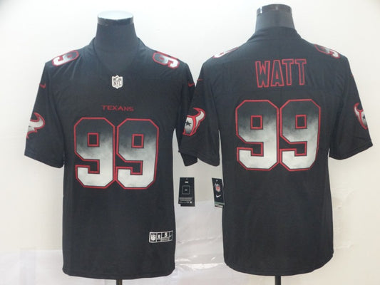 Men's Houston Texans J.J. Watt #99 Black Player Game Jersey1