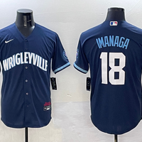 Men's Chicago Cubs Shota Imanaga #18 Navy City Connect Limited Player Jersey