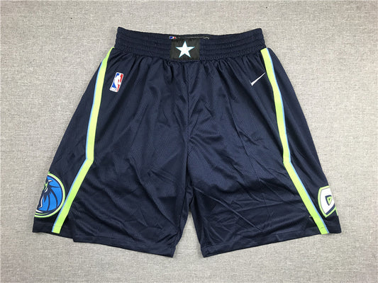 Men's Dallas Mavericks Navy City Edition Basketball Shorts1
