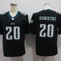 Men's Philadelphia Eagles Brian Dawkins #20 Black Game Jersey1