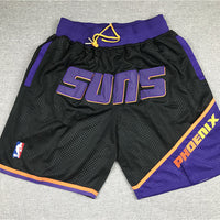 Men's Phoenix Suns Black Basketball Shorts1