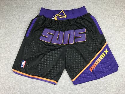 Men's Phoenix Suns Black Basketball Shorts1