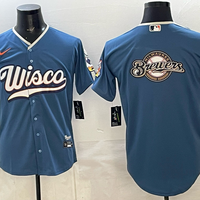 Men's Milwaukee Brewers Mineral Blue 2026 City Connect Player Jersey