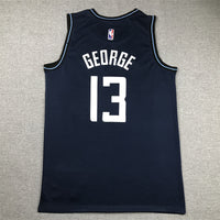 Men's LA Clippers Paul George #13 Navy 2023/24 Swingman Jersey1 - City Edition