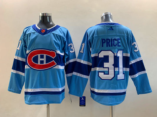 Men's Montreal Canadiens Carey Price #31 Blue Player Jersey1