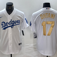 Men's Los Angeles Dodgers Shohei Ohtani White Player Game Jersey1