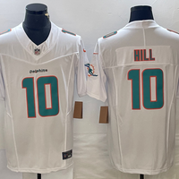 Men's Miami Dolphins Tyreek Hill #10 White Game Jersey1