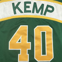 Men's Seattle SuperSonics Shawn Kemp Green Hardwood Classics Swingman Jersey