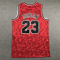 Men's Chicago Bulls Michael Jordan #23 Red 1996-97 Hardwood Classics Authentic Jersey1