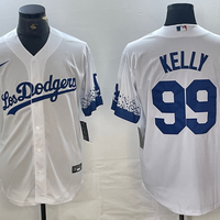 Men's Los Angeles Dodgers Joe Kelly #99 White Player Jersey1