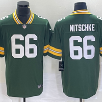 Men's Green Bay Packers Ray Nitschke #66 Green Game Jersey1