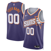 Men's Phoenix Suns Purple Swingman Custom Jersey1 - Icon Edition
