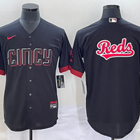 Men's Cincinnati Reds Black 2023 City Connect Replica Jersey1