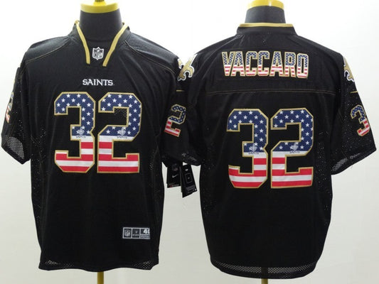 Men's New Orleans Saints Kenny Vaccaro #32 Black Player Game Jersey1