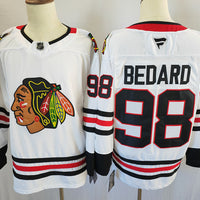 Men's Chicago Blackhawks Connor Bedard #98 Fanatics White Player Jersey