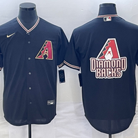 Men's Arizona Diamondbacks Black Replica Player Jersey1
