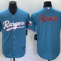 Men's Texas Rangers Blue Replica Team Jersey1