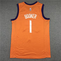Men's Phoenix Suns Devin Booker Orange 2019/20 Fast Break Replica Player Jersey1