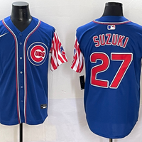 Men's Chicago Cubs Seiya Suzuki #27 Royal Limited Player Jersey