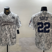 Men's New York Yankees Juan Soto #22 Arctic Camo 2024 Salute to Service Limited Jersey1