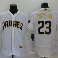 Men's San Diego Padres Fernando Tatis Jr. #23 Player White Stitched Jersey1
