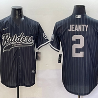 Men's Las Vegas Raiders Ashton Jeanty #2 Black Team Game Jersey