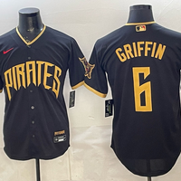 Konnor Griffin Pittsburgh Pirates Black City Connect Jersey
