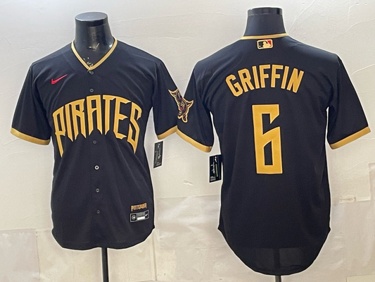 Konnor Griffin Pittsburgh Pirates Black City Connect Jersey