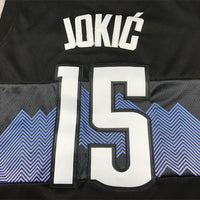 Men's Denver Nuggets Nikola Jokic #15 Black 2023/24 Swingman Jersey1 - City Edition