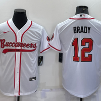 Men's Tampa Bay Buccaneers Tom Brady #12 White Game Jersey1 Joint Edition